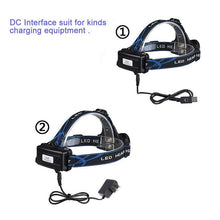 Load image into Gallery viewer, Adjustable USB Rechargeable IR Sensor Super Bright Headlight Battery For Long Working Time LED Headlamp Fishing  Waterproof Head Light Lamp Perfect For Running  Camping
