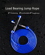 Load image into Gallery viewer, Adjustable Weighted Skipping Rope Heavy Jump Ropes With Adjustable Extra Thick Cable Aluminum Silicone Grips Handles High-Speed Ball Bearings Premium Skipping Rope For Training Boxing Workouts Jumping Exercise Equipment
