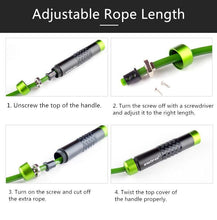 Load image into Gallery viewer, Adjustable Weighted Skipping Rope Heavy Jump Ropes With Adjustable Extra Thick Cable Aluminum Silicone Grips Handles High-Speed Ball Bearings Premium Skipping Rope For Training Boxing Workouts Jumping Exercise Equipment
