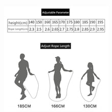 Load image into Gallery viewer, Adjustable Weighted Skipping Rope Heavy Jump Ropes With Adjustable Extra Thick Cable Aluminum Silicone Grips Handles High-Speed Ball Bearings Premium Skipping Rope For Training Boxing Workouts Jumping Exercise Equipment
