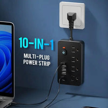 Load image into Gallery viewer, Advanced 10-in-1 Multi-Plug Power Strip
