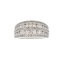 Load image into Gallery viewer, 1.00ct Diamond Wedding Band Ring 10KT White Gold
