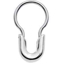 Load image into Gallery viewer, 16G 5/16 Safety Pin Stainless Steel Septum Ring
