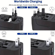 Load image into Gallery viewer, All-in-One Universal Travel Charger with Dual USB Charging Ports
