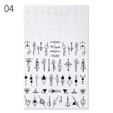 Load image into Gallery viewer, Alphabet Love Shaped  Pattern 3D Nail Stickers Slider Valentine Day Decals Foil For Love Nail Art Decoration Pop Art Nail Stickers Sexy Girl Designs Comics Water Transfer Decals Manicure Lips Nail Art Decorations Slider Nail Art Stickers
