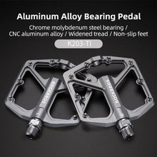 Load image into Gallery viewer, Aluminum Alloy Bicycle Pedals Road Anti-Slip Ultralight Sealed Bearing One-Piece Molding Anti-Oxidation Bike Pedals Mountain Bike Pedals Flat Pedals Nylon Fiber Bicycle Platform Pedals For Road Mountain
