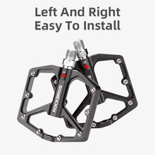 Load image into Gallery viewer, Aluminum Alloy Bicycle Pedals Road Anti-Slip Ultralight Sealed Bearing One-Piece Molding Anti-Oxidation Bike Pedals Mountain Bike Pedals Flat Pedals Nylon Fiber Bicycle Platform Pedals For Road Mountain
