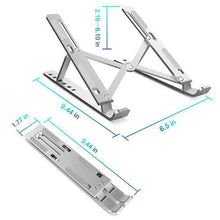 Load image into Gallery viewer, Aluminum Alloy Foldable Portable Laptop Stand
