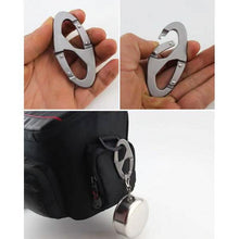 Load image into Gallery viewer, Aluminum Alloy Key Chain Ring Hook Holder Outdoor Calabash Keychain Camping
