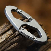 Load image into Gallery viewer, Aluminum Alloy Key Chain Ring Hook Holder Outdoor Calabash Keychain Camping

