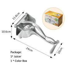 Load image into Gallery viewer, Aluminum Alloy Manual Hand Pressure Juicer
