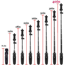 Load image into Gallery viewer, Aluminum Alloy Selfie Stick Phone Tripod
