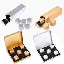 Load image into Gallery viewer, Aluminum Alloy Table Game Poker Games Dices Set with Storage Box
