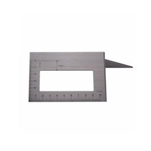 Load image into Gallery viewer, Aluminum Alloy Wooden Square Multifunction Ruler
