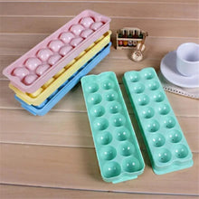 Load image into Gallery viewer, Amazing Plastic Molds Ice Tray 14 Grid 3D Round Ice Molds Home Bar Party Use Round Ball Ice Cube Makers Kitchen Ice Cream Moulds
