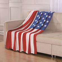 Load image into Gallery viewer, American Flag Ultra-Lush Oversized Throw Blanket
