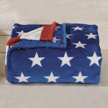Load image into Gallery viewer, American Flag Ultra-Lush Oversized Throw Blanket
