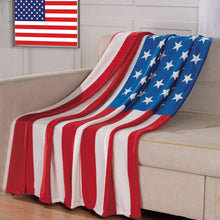 Load image into Gallery viewer, American Flag Ultra-Lush Oversized Throw Blanket
