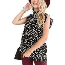 Load image into Gallery viewer, Angashion Women's Casual Floral Print Babydoll Blouse Tunic Tops
