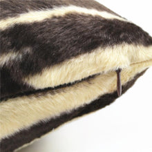 Load image into Gallery viewer, Animal Pillow Covers Zebra Deer Tiger Leopard Pattern Plush Pillow Case Custom Bed Chair Home Decor Cushion Covers
