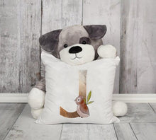 Load image into Gallery viewer, Animal Printed Pillow Cover Cartoon Giraffe Fox Bunny White Seat Polyester Decorative Cushion Cover Sofa Kids Room Alphabet Pillow Cover With Cute Animals Pillow Cases Outdoor Indoor Square Cushion Covers For Home Sofa Couch 45x45cm
