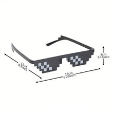 Load image into Gallery viewer, Anime Pixel Mosaic Funny Party Glasses
