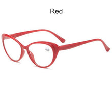 Load image into Gallery viewer, Anti-blue Light Coated Lenses Luxury Red Black Fashion Cat Eye Glasses For  Women Reading Glasses &amp; Men Computer Cateye Blue Light Blocking Reading Glasses
