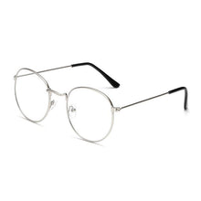 Load image into Gallery viewer, Anti Blue Light Glasses Computer Goggles Eye Protection For Men And Women Fashion Round Anti Blue Light Eyeglasses Reading Glasses Metal Spectacles For Men Women Eyewear Eyeglasses Frame Diopter 0 To 4.0
