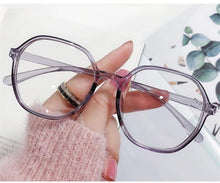 Load image into Gallery viewer, Anti-blue Light Women  Men Reading Glasses Eyestrain Computer Reading TV Glasses Stylish Frame Anti Glasses Men And Women  Retro Big Frame Myopia Eyeglasses Oversized  Ladies Diopter Presbyopia Eyeglasses Frames +1.0 +1.5 +2.0 +2.5 +3.5 +4.0
