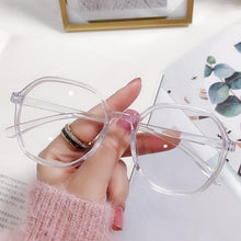 Load image into Gallery viewer, Anti-blue Light Women  Men Reading Glasses Eyestrain Computer Reading TV Glasses Stylish Frame Anti Glasses Men And Women  Retro Big Frame Myopia Eyeglasses Oversized  Ladies Diopter Presbyopia Eyeglasses Frames +1.0 +1.5 +2.0 +2.5 +3.5 +4.0
