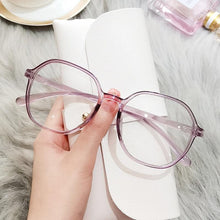 Load image into Gallery viewer, Anti-blue Light Women  Men Reading Glasses Eyestrain Computer Reading TV Glasses Stylish Frame Anti Glasses Men And Women  Retro Big Frame Myopia Eyeglasses Oversized  Ladies Diopter Presbyopia Eyeglasses Frames +1.0 +1.5 +2.0 +2.5 +3.5 +4.0
