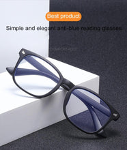 Load image into Gallery viewer, Anti-Blue Ray Glasses Reading Women Square Eyeglasses Men Reading Glasses Lightweight Glasses Blue Light Blocking Glasses blue Tint Anti Glare UV Digital Eyestrain
