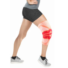 Load image into Gallery viewer, Anti Slip Springs Stabilizers Knee Compression Support Sleeve With Patella Gel Pad
