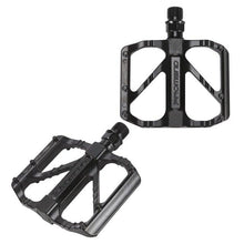 Load image into Gallery viewer, Anti-slip Ultralight Bicycle Pedal Quick Release Pedal Flat 3 Bearings Pedal for Mountain Road Bike Accessories 3 Bearings Mountain Bike Pedals Platform Bicycle Flat Alloy Pedals Pedals Non-Slip Alloy Flat Pedals
