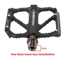 Load image into Gallery viewer, Anti-slip Ultralight Bicycle Pedal Quick Release Pedal Flat 3 Bearings Pedal For Mountain Road Bike Accessories Bike Pedals Mountain Bicycle Pedal Sets Aluminum Alloy Double DU Bike Accessories
