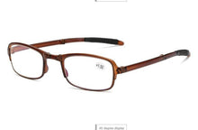 Load image into Gallery viewer, Anti UV Glare Eyestrain Foldable Computer Spring Hinge Readers For Women And  Man Reading Glasses Retro Folding Spectacles Luxury Frame And TR Glasses Blue Light Readers+1.0 +1.5 +2.0 +2.5 +3.0 +3.5 +4.0
