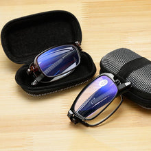 Load image into Gallery viewer, Anti UV Glare Eyestrain Foldable Computer Spring Hinge Readers For Women And  Man Reading Glasses Retro Folding Spectacles Luxury Frame And TR Glasses Blue Light Readers+1.0 +1.5 +2.0 +2.5 +3.0 +3.5 +4.0
