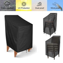 Load image into Gallery viewer, Anti-UV Snow Dust Wind-Proof Tear-Proof Anti-Fading Furniture Cover Chair Dust Cover Storage Bag Outdoor Garden Patio Furniture Protector Waterproof Dustproof Chair Seat Protection Cover
