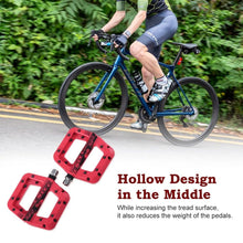Load image into Gallery viewer, Anti-Vibration Mountain Bike Pedal Anti-Skid Lightweight Nylon Fiber Bicycle Pedal Board High-Strength Anti-Skid Bicycle Pedal New Nylon Fabric Anti Slip Durable Mountain Bike Flat Pedals
