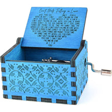Load image into Gallery viewer, Antique Engraved Musical Box Can't Help Falling in Love

