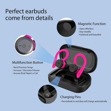 Load image into Gallery viewer, APEKX Bluetooth Headphones True Wireless Earbuds with Charging Case
