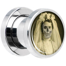 Load image into Gallery viewer, Undead Bride and Groom Halloween Plug Set 0G
