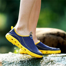 Load image into Gallery viewer, Aqua Shoes Unisex Casual Fashion Mesh Breathable Quick Dry Outdoor Rubber Sole Slip Water Shoes For Beach Water Sports Lightweight Slip On Walking Shoes
