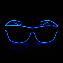 Load image into Gallery viewer, Aquat Light up EL Wire Neon Rave Glasses
