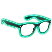 Load image into Gallery viewer, Aquat Light up EL Wire Neon Rave Glasses
