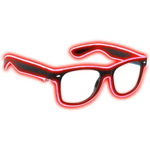 Load image into Gallery viewer, Aquat Light up EL Wire Neon Rave Glasses
