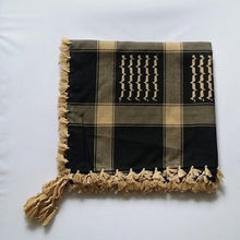 Load image into Gallery viewer, Arab Scarf Shawl Keffiyeh Wrap Shemagh Scarf Mask Cycling Shawl Neck Cover Man Woman Hiking Sunshade Head Wrap Men Scarf Shawl Wrap Pattern of Arab Shemagh Keffiyeh Men Arab Kufiyah Keffiyeh Arabic Muslim Head Wrap
