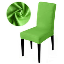 Load image into Gallery viewer, Armless Removable Washable Elastic Dinner Universal Spandex Solid Chair Slip Covers Set Colors For Choice Universal Size Chair Cover
