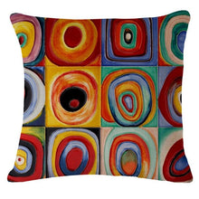 Load image into Gallery viewer, Art Renaissance Print Cushion Cover Throw Pillow Cover Home Decorative Cushion Case Beautiful Painting Art Pillow Case Home Decorative Sofa Car Chair Throw Pillow Case 45x45CM
