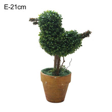 Load image into Gallery viewer, Artificial 1 Pc Heart Star Round Potted Decor  Bonsai  Ornament Home Garden Wedding Party Decor Home Decoration
